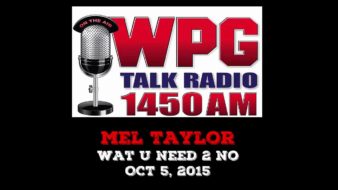 Mel Taylor WPG RADIO OCT 5 2015