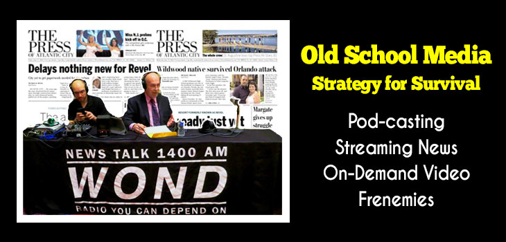 Podcast Strategy WOND Radio Newspaper Survival Atlantic City